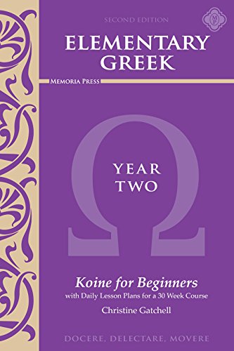 Stock image for Elementary Greek: Year 2 Textbook, Second Edition for sale by Giant Giant