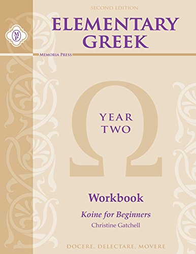 Stock image for Elementary Greek: Year 2 Workbook, Second Edition for sale by HPB-Red