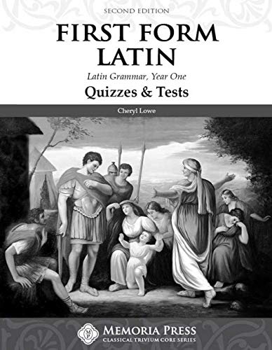 Stock image for First Form Latin Quizzes & Tests for sale by Idaho Youth Ranch Books