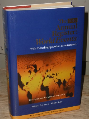 Stock image for The Annual Register: World Events 2009 for sale by Anybook.com