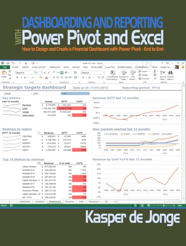 9781615470273: DASHBOARDING & REPORTING/POWER PIVOT/EXC: How to Design and Create a Financial Dashboard with PowerPivot End to End