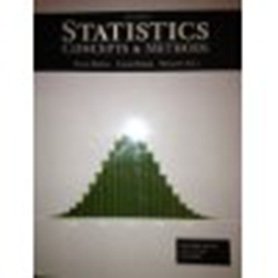 Imagen de archivo de Statistics Concepts Methods a la venta por HPB-Red