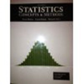 Stock image for Statistics Concepts Methods for sale by HPB-Red