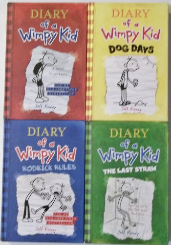 9781615579181: Diary of a Wimpy Kid, Books 1-4: Diary of a Wimpy Kid, Rodrick Rules, The Last Straw, and Dog Days