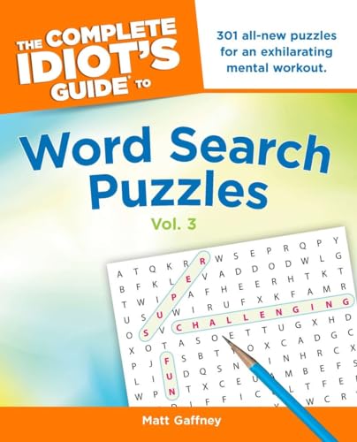 Stock image for The Complete Idiot's Guide to Word Search Puzzles, Vol. 3 for sale by SecondSale