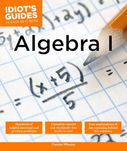 Imagen de archivo de Algebra I (Idiot's Guides) a la venta por SecondSale