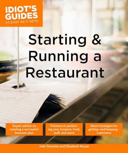 Imagen de archivo de Starting and Running a Restaurant (Idiots Guides) a la venta por Zoom Books Company