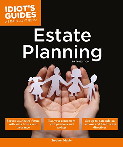 Imagen de archivo de Estate Planning, 5E (Idiot's Guides) a la venta por Open Books