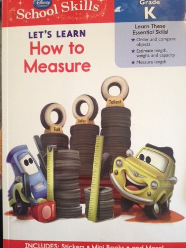 Disney School Skills - Let's Learn How to Measure (Math Grade K) (9781615685202) by Disney/Pixar