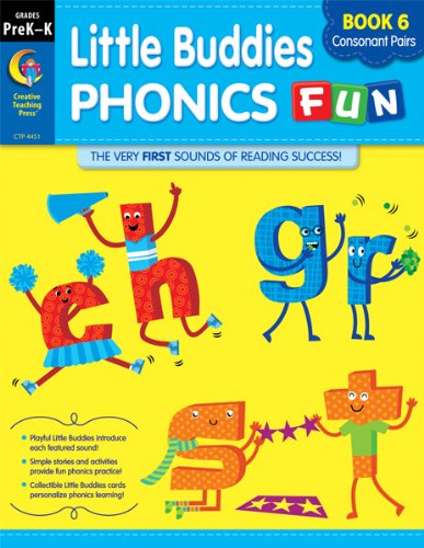 Little Buddies Phonics Fun, Book 6: Consonant Pairs (9781616015251) by Creative Teaching Press