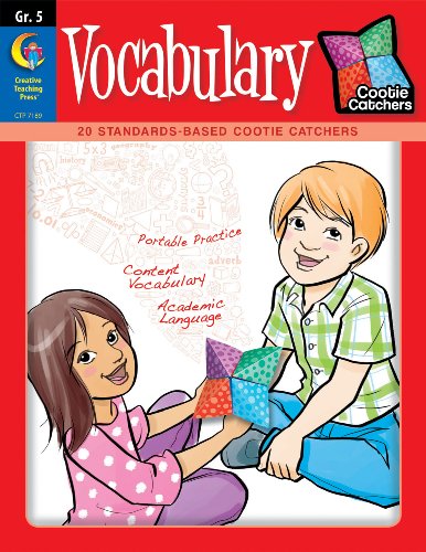 9781616017101: Cootie Catchers: Vocabulary, Grade 5