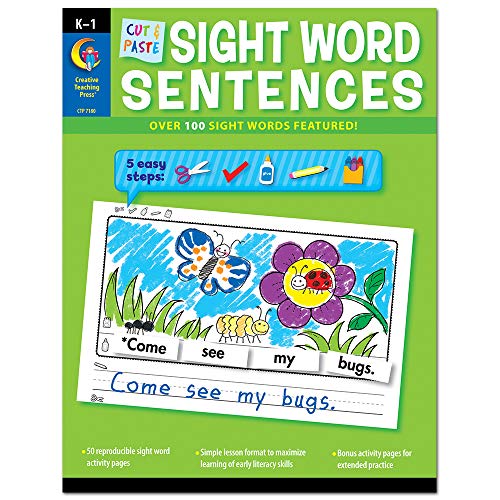 Beispielbild fr Creative Teaching Press Cut & Paste Sight Word Sentences zum Verkauf von Wonder Book