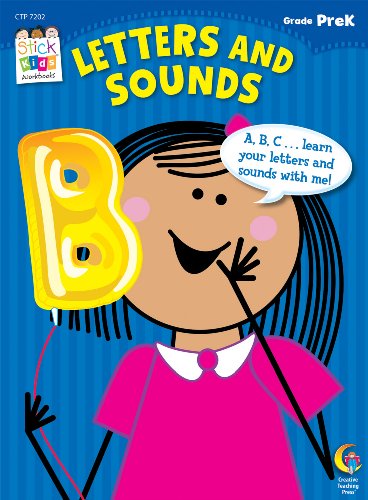 Letters and Sounds Stick Kids Workbooks, Grade PreK (9781616017729) by Domnauer, Teresa