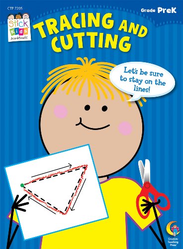 Beispielbild fr Tracing and Cutting Stick Kids Workbook, Grade PreK (Stick Kids Workbooks) zum Verkauf von Better World Books