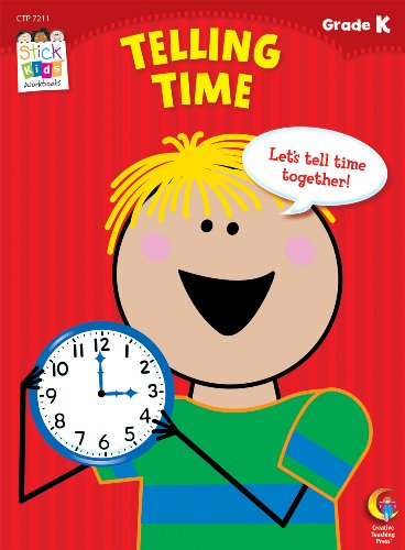 Stock image for Telling Time Stick Kids Workbook, Grade K (Stick Kids Workbooks) for sale by SecondSale