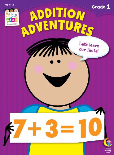 Imagen de archivo de Addition Adventures Stick Kids Workbook, Grade 1 (Stick Kids Workbooks) a la venta por Gulf Coast Books