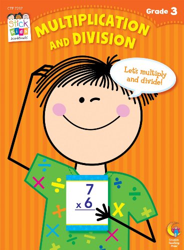 Beispielbild fr Multiplication and Division Stick Kids Workbook, Grade 3 (Stick Kids Workbooks) zum Verkauf von SecondSale