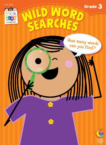Stock image for Wild Word Searches Stick Kids Workbooks, Grade 3 for sale by Better World Books