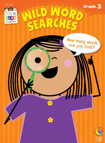 Stock image for Creative Teaching Wild Word Searches Stick Kids Workbooks, 3rd Grade (Word Recognition, Vocabulary, Prefixes and Suffixes and More!) for sale by SecondSale