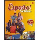 Beispielbild fr Espanol Santillana High School 1 (Fans delEspanol) zum Verkauf von Better World Books