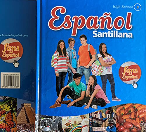 Imagen de archivo de Espanol Santillana High School 3 with Audio Cd a la venta por BookHolders