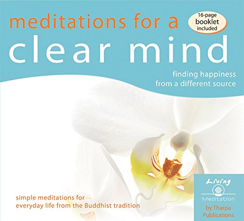 Stock image for Meditations for a Clear Mind: Finding happiness from a different source (Living Meditation) for sale by SecondSale