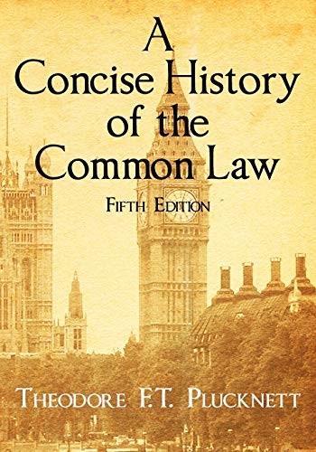 Stock image for A Concise History of the Common Law for sale by HPB-Diamond