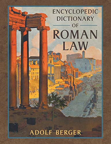 Stock image for Encyclopedic Dictionary of Roman Law for sale by Chiron Media