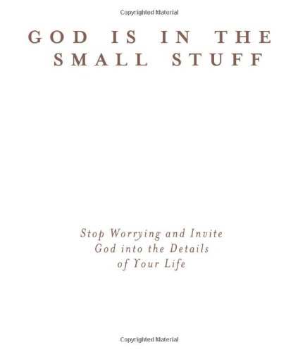 Beispielbild fr God Is in the Small Stuff: and it all matters (God Is in the Small Stuff (Barbour Press)) zum Verkauf von SecondSale