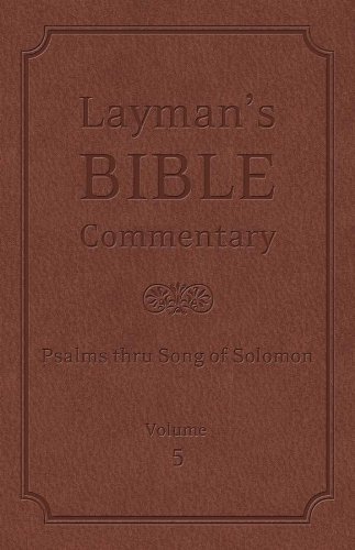 9781616267803: Psalms to Song of Songs Vol 5 HB: Psalms Thru Song of Songs (Layman's Bible Commentary)