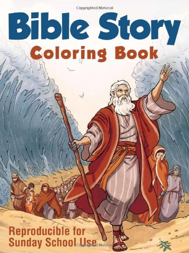 9781616269340: Bible Story Coloring Book: Reproducible for Sunday School Use