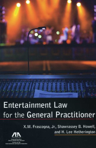 Stock image for Entertainment Law for the General Practitioner for sale by Buchpark
