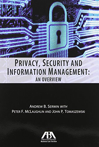 Beispielbild fr Privacy, Security and Information Management: An Overview zum Verkauf von ThriftBooks-Dallas