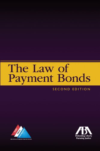 Stock image for The Law of Payment Bonds for sale by dsmbooks