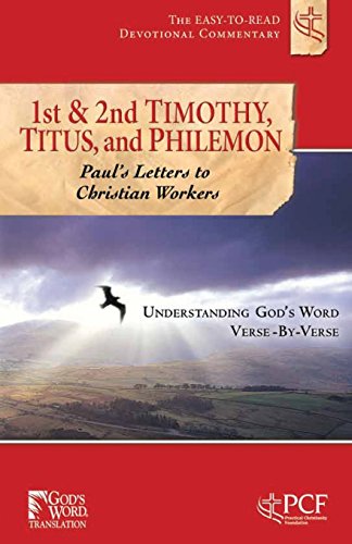 9781616386030: First & Second Timothy, Titus And Philemon: Letters to Christian Workers (Easy-To-Read Devotional Commentary)