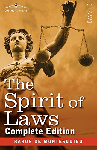 Stock image for The Spirit of Laws for sale by Better World Books: West