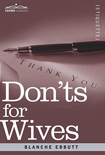 Beispielbild fr Don'ts for Wives zum Verkauf von Lucky's Textbooks