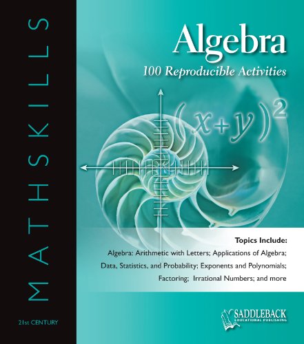 Algebra (Mathskills) (9781616514228) by Saddleback Educational Publishing