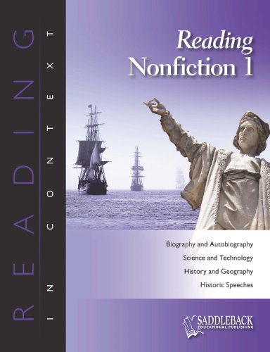 Reading Nonfiction 1 Enhanced (9781616516970) by Saddleback Educational Publishing