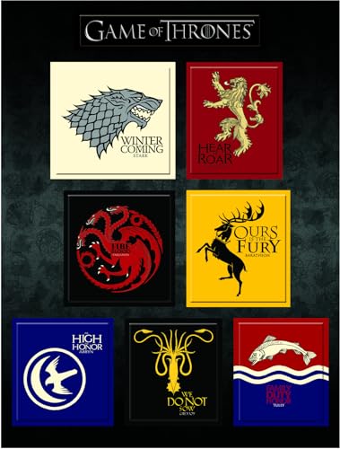 Beispielbild fr Game of Thrones House Sigil Magnet Set zum Verkauf von Revaluation Books