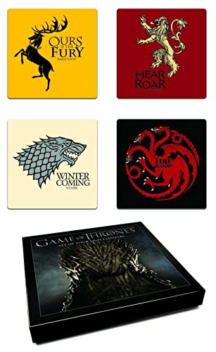 9781616592325: Game of Thrones Sigil Coasters Set-