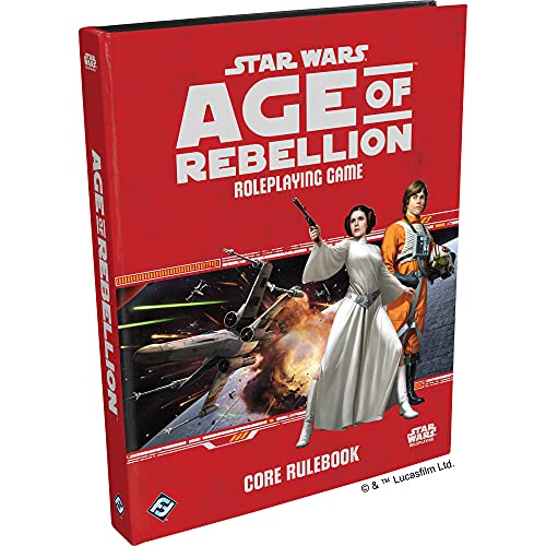 Beispielbild fr Star Wars Age of Rebellion Core Rulebook | Roleplaying Game | Strategy Game | Adventure Game For Adults and Kids | Ages 10+ | 2-8 Players | Average Playtime 1 Hour | Made by Fantasy Flight Games zum Verkauf von Sequitur Books