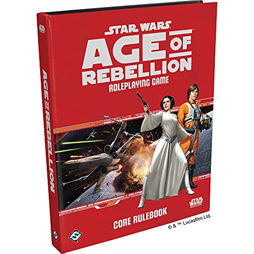 Imagen de archivo de Star Wars Age of Rebellion Core Rulebook | Roleplaying Game | Strategy Game | Adventure Game For Adults and Kids | Ages 10+ | 2-8 Players | Average Playtime 1 Hour | Made by Fantasy Flight Games a la venta por Sequitur Books