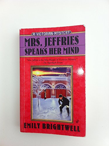 Beispielbild fr Mrs. Jeffries Speaks Her Mind (Mrs Jeffries, Book 27) zum Verkauf von Better World Books: West