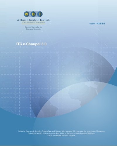 ITC e-Choupal 3.0 (9781616742096) by Prahalad, C. K.; Krishnan, M. S.