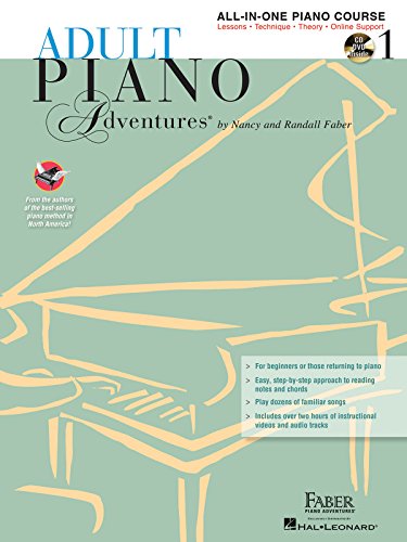 9781616773014: Adult Piano Adventures All-in-One Lesson Book 1