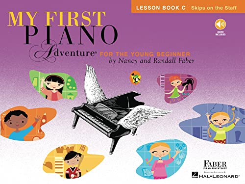 9781616776237: My first piano adventure - lesson book c piano +cd: Lesson Book C Skips on the Staff
