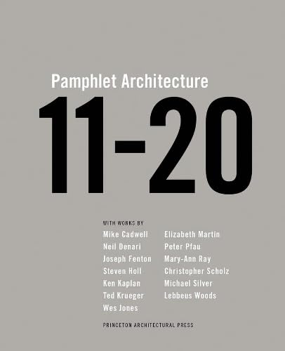 Beispielbild fr Pamphlet Architecture 11 20 zum Verkauf von WorldofBooks