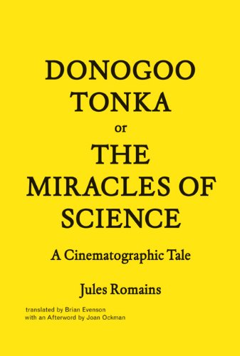 Beispielbild fr Donogoo-Tonka or the Miracles of Science: A Cinematographic Tale (Forum Project Publications) zum Verkauf von Books From California