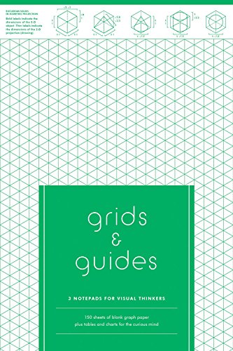 Beispielbild fr Grids Guides: 3 Notepads for Visual Thinkers (3 designs in blue, green, red, tear-off sheets, 50 sheets each, 6 x 9 in): 3 Notepads for Visual . tear-off sheets, 50 sheets each, 6 x 9 in) zum Verkauf von Bookoutlet1